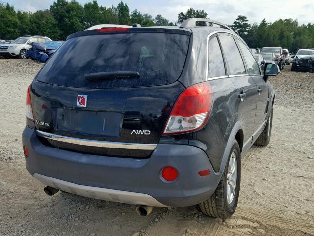 3GSDL43N59S622238 - 2009 SATURN VUE XE BLACK photo 4