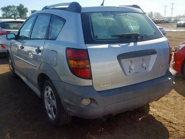 5Y2SL65827Z402982 - 2007 PONTIAC VIBE SILVER photo 3