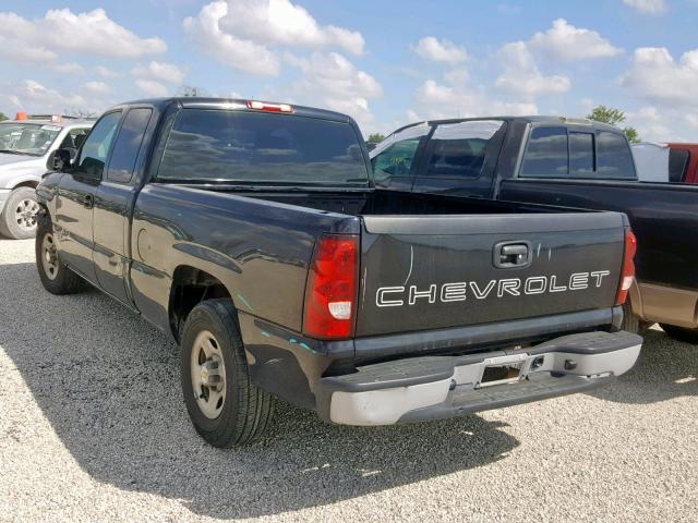 1GCEC19X04Z172078 - 2004 CHEVROLET SILVERADO BLACK photo 3