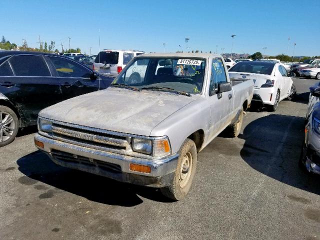 JT4RN81P5K5032614 - 1989 TOYOTA PICKUP 1/2 SILVER photo 2