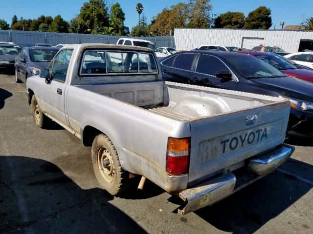 JT4RN81P5K5032614 - 1989 TOYOTA PICKUP 1/2 SILVER photo 3