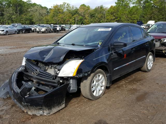 3N1AB6AP7CL770073 - 2012 NISSAN SENTRA 2.0 BLACK photo 2