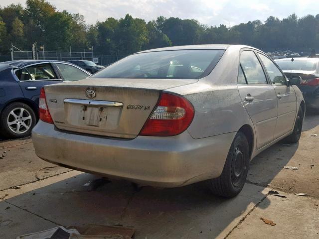 4T1BE32KX4U346321 - 2004 TOYOTA CAMRY LE SILVER photo 4