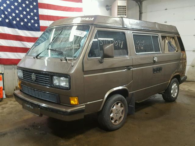 WV2ZB0251GH057329 - 1986 VOLKSWAGEN VANAGON CA BROWN photo 2