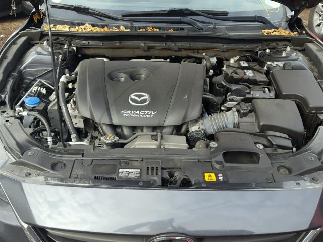 JM1BM1L70F1252426 - 2015 MAZDA 3 TOURING GRAY photo 7