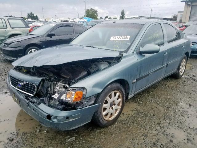 YV1RS61R412014887 - 2001 VOLVO S60 GRAY photo 2