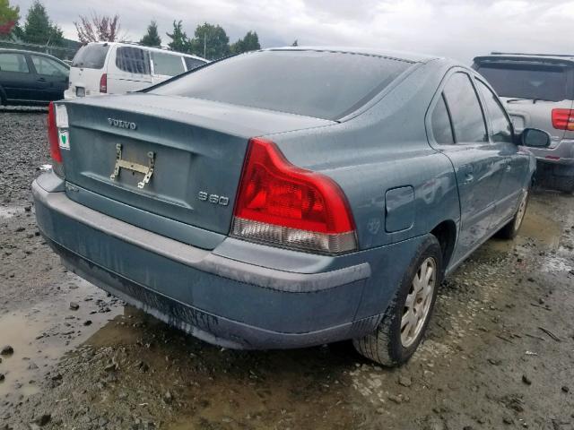 YV1RS61R412014887 - 2001 VOLVO S60 GRAY photo 4