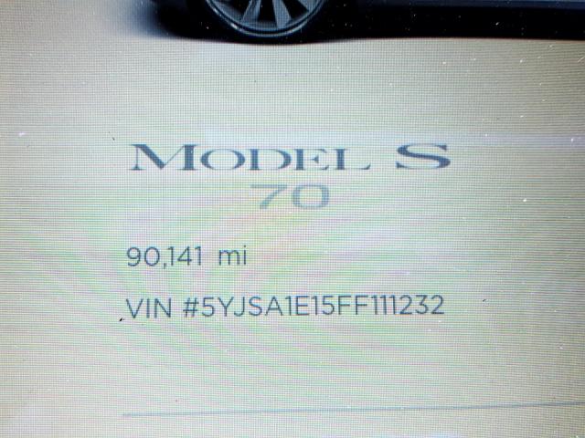 5YJSA1E15FF111232 - 2015 TESLA MODEL S WHITE photo 8