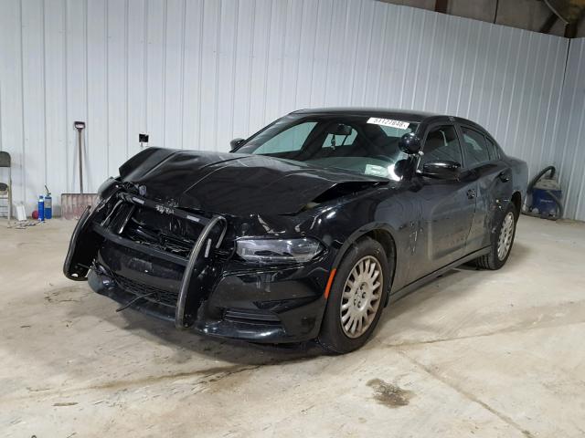 2C3CDXKT6GH175400 - 2016 DODGE CHARGER PO BLACK photo 2