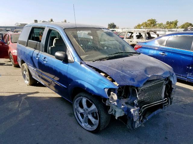 JM3LW28G7Y0102732 - 2000 MAZDA MPV WAGON BLUE photo 1