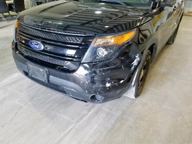 1FM5K8AR3FGA88582 - 2015 FORD EXPLORER P BLACK photo 9