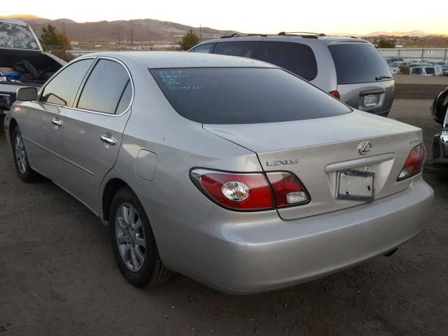 JTHBF30G220071739 - 2002 LEXUS ES 300 GRAY photo 3