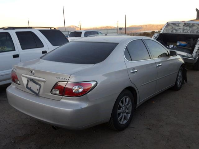 JTHBF30G220071739 - 2002 LEXUS ES 300 GRAY photo 4