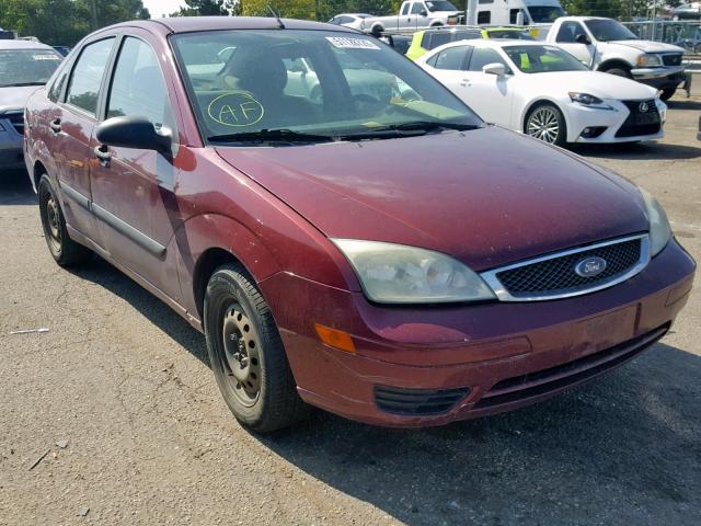 1FAFP34N37W321086 - 2007 FORD FOCUS ZX4 RED photo 1