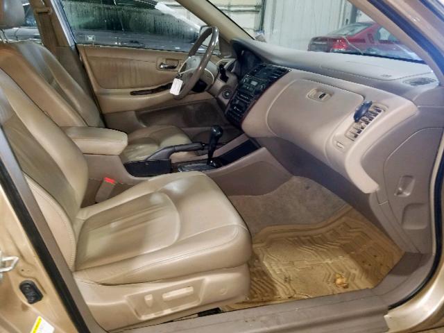 1HGCG16522A002915 - 2002 HONDA ACCORD EX GOLD photo 5