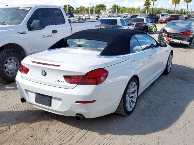 WBALW7C56DDX58691 - 2013 BMW 640 I WHITE photo 4