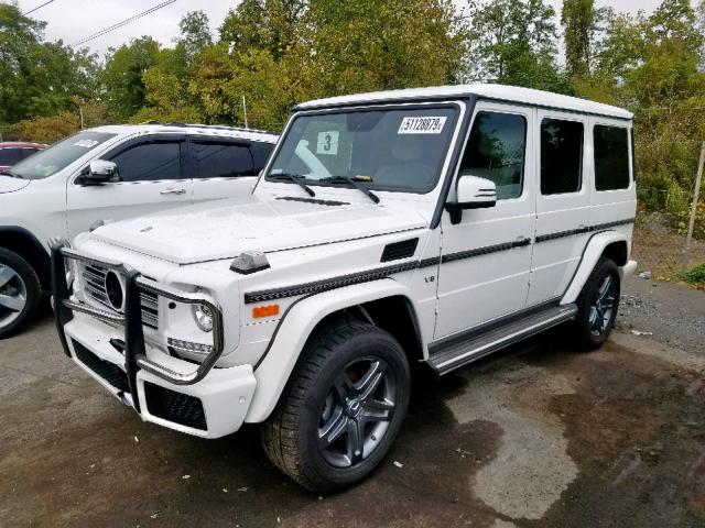 WDCYC3KH2JX290498 - 2018 MERCEDES-BENZ G 550 WHITE photo 2