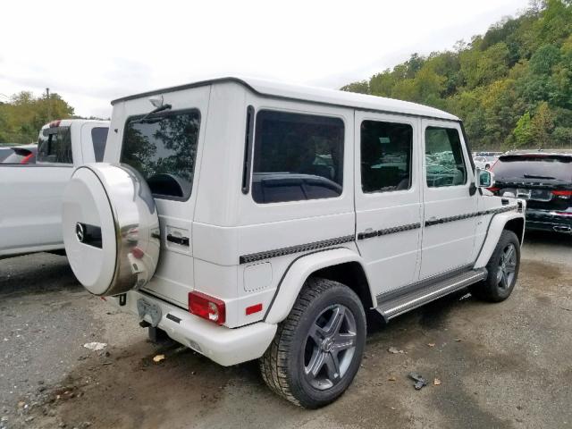 WDCYC3KH2JX290498 - 2018 MERCEDES-BENZ G 550 WHITE photo 4