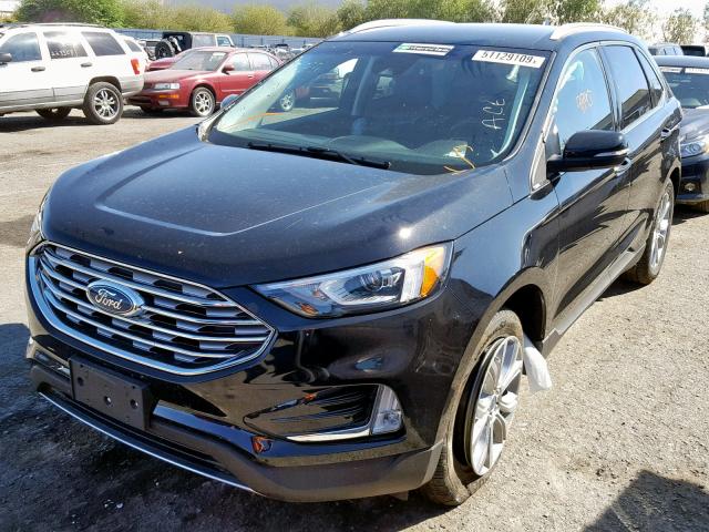 2FMPK3K9XKBB62608 - 2019 FORD EDGE TITAN BLACK photo 2