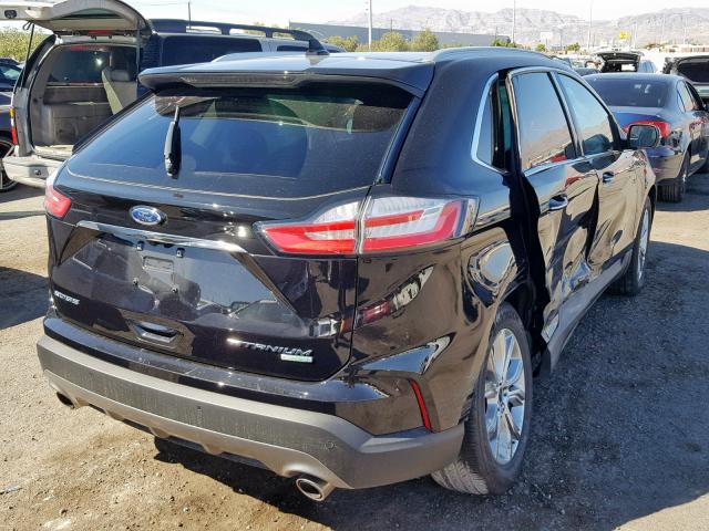 2FMPK3K9XKBB62608 - 2019 FORD EDGE TITAN BLACK photo 4