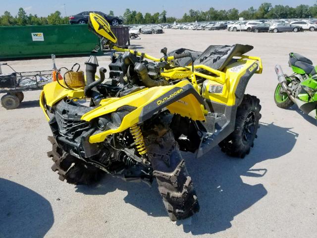 3JBLWAX41KJ002029 - 2019 CAN-AM OUTLANDER YELLOW photo 2