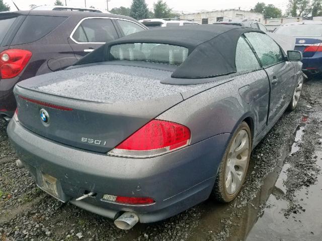 WBAEK13587CN83534 - 2007 BMW 650 I BLUE photo 4