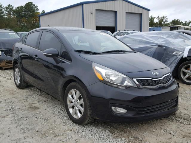 KNADN4A31D6115130 - 2013 KIA RIO EX BLACK photo 1