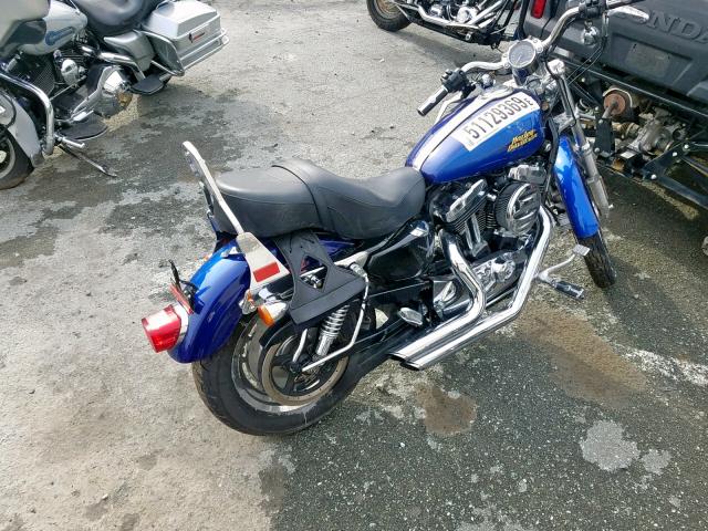 1HD1CT3157K423106 - 2007 HARLEY-DAVIDSON XL1200 C BLUE photo 3