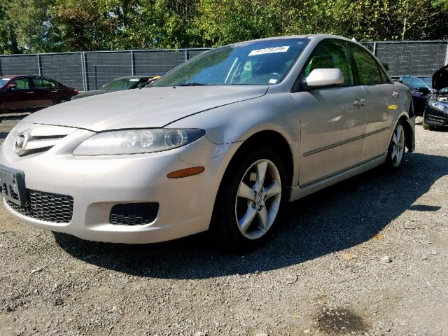 1YVHP80C575M41265 - 2007 MAZDA 6 SILVER photo 2