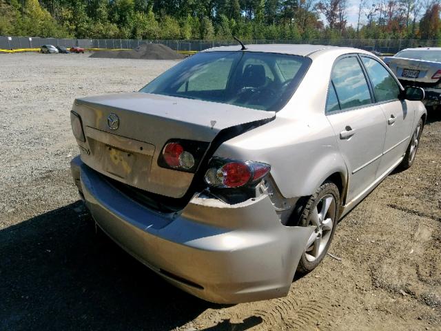 1YVHP80C575M41265 - 2007 MAZDA 6 SILVER photo 4