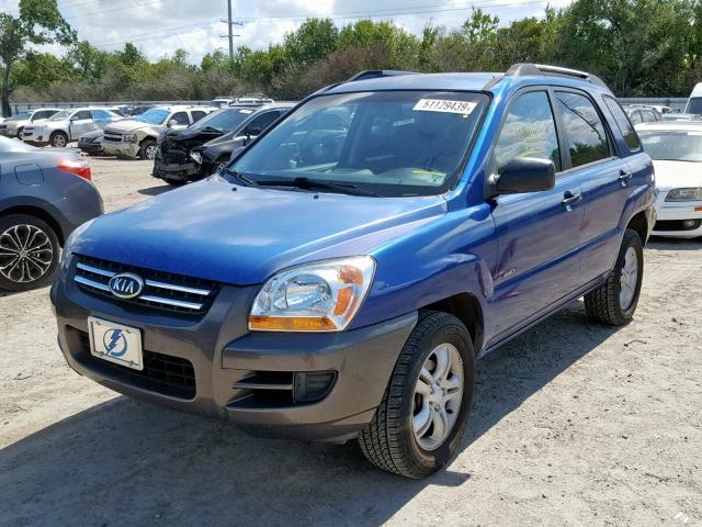 KNDJE723867229466 - 2006 KIA NEW SPORTA BLUE photo 2