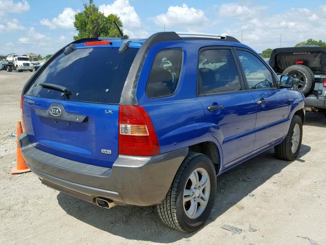 KNDJE723867229466 - 2006 KIA NEW SPORTA BLUE photo 4