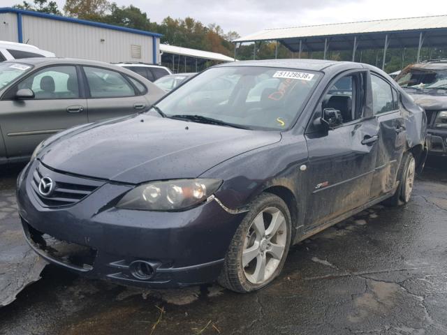 JM1BK123451296030 - 2005 MAZDA 3 S GRAY photo 2