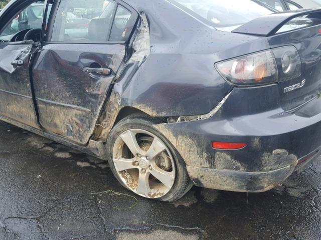 JM1BK123451296030 - 2005 MAZDA 3 S GRAY photo 9