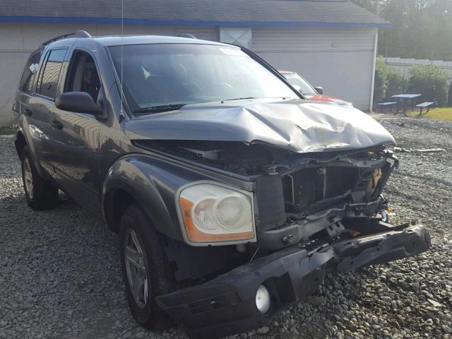 1D4HB48N65F507318 - 2005 DODGE DURANGO SL GRAY photo 1