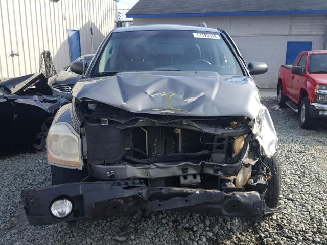 1D4HB48N65F507318 - 2005 DODGE DURANGO SL GRAY photo 9