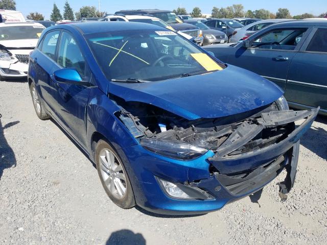 KMHD35LH9FU241785 - 2015 HYUNDAI ELANTRA GT BLUE photo 1