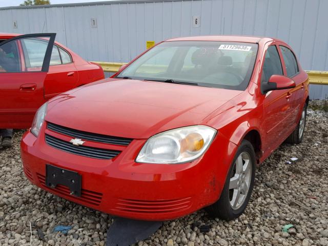 1G1AF5F50A7222610 - 2010 CHEVROLET COBALT 2LT RED photo 2