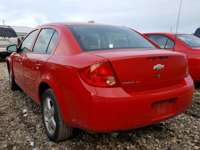 1G1AF5F50A7222610 - 2010 CHEVROLET COBALT 2LT RED photo 3