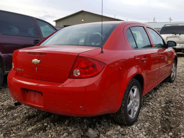 1G1AF5F50A7222610 - 2010 CHEVROLET COBALT 2LT RED photo 4