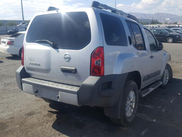 5N1AN0NWXEN810597 - 2014 NISSAN XTERRA X SILVER photo 4