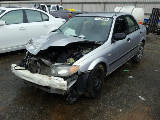 JM1BJ225931174805 - 2003 MAZDA PROTEGE DX SILVER photo 2