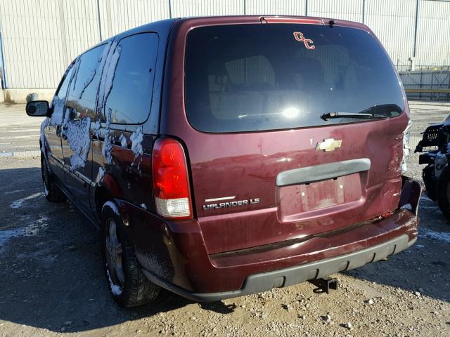 1GNDV23138D201289 - 2008 CHEVROLET UPLANDER L 栗色 照片 3