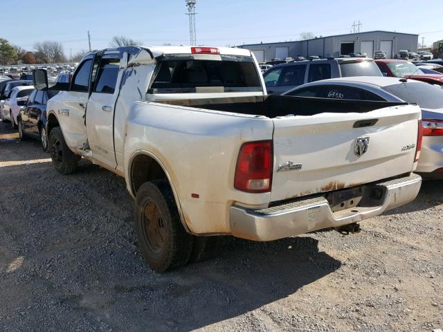 3D73Y4HL2AG148441 - 2010 DODGE RAM 3500 WHITE photo 3