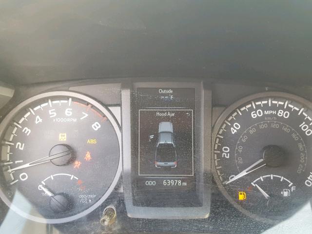 5TFCZ5AN3GX015376 - 2016 TOYOTA TACOMA DOU WHITE photo 8