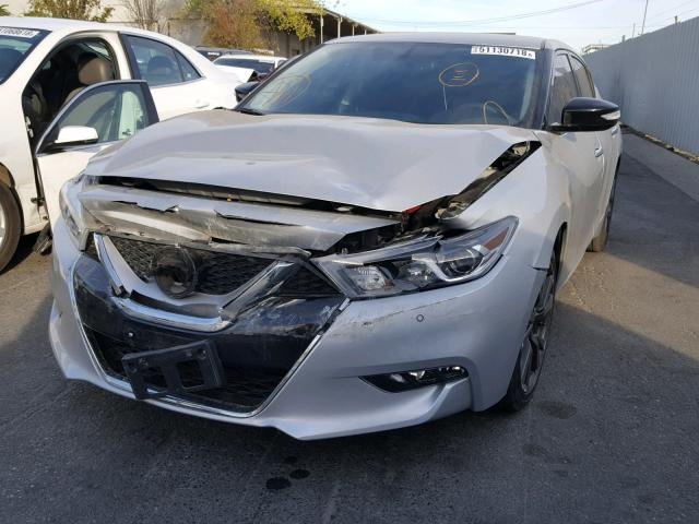 1N4AA6AP0HC416792 - 2017 NISSAN MAXIMA 3.5 SILVER photo 2