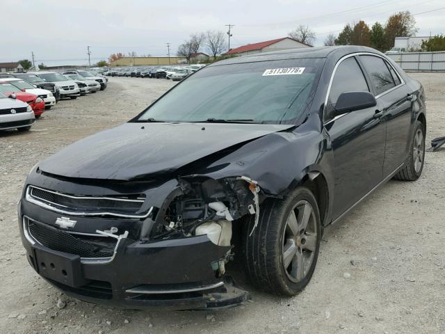 1G1ZD5E15BF178926 - 2011 CHEVROLET MALIBU 2LT BLACK photo 2