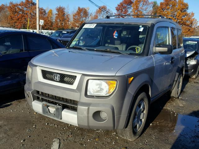 5J6YH17593L004855 - 2003 HONDA ELEMENT EX GRAY photo 2