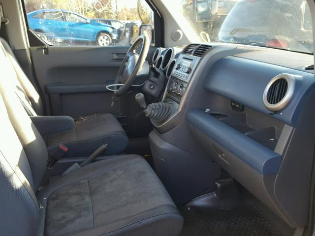 5J6YH17593L004855 - 2003 HONDA ELEMENT EX GRAY photo 5