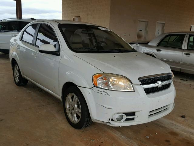 KL1TG5DE0BB239140 - 2011 CHEVROLET AVEO LT WHITE photo 1